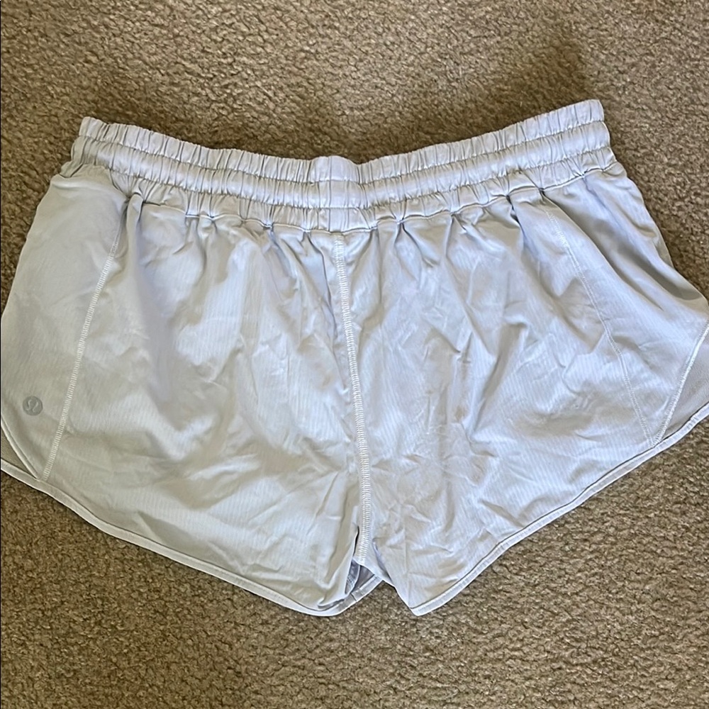 Lululemon Athletica Light Gray Athletic Shorts